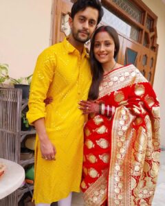 Anupriya Kapoor Instagram - Our 1st karwachauth 💛❤️