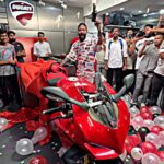 Anurag Dobhal Instagram - Ducati V4S Is Here ❤️🚀 . . . #theuk07rider #influencer #shotoniphone #superbikes #modified #youtuber #iphone #14promax #echo #reelkarofeelkaro #reelitfeelit #reelsinstagram #newsuperbike #hayabusa #delivery #meetup #bhopal #bmw #bmw1250gsa #gsadventure #gsa #northsikkim #4M #mustanggt #mustang #ford #bmw #s1000rr #mpro #ducati #v4s