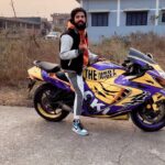 Anurag Dobhal Instagram - Maut Ka Saaman ☠️ . . . #theuk07rider #influencer #shotoniphone #superbikes #modified #youtuber #iphone #14promax #echo #reelkarofeelkaro #reelitfeelit #reelsinstagram #newsuperbike #hayabusa #delivery #meetup #bhopal #bmw #bmw1250gsa #gsadventure #gsa #northsikkim #4M #mustanggt #mustang #ford #supercars