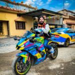 Anurag Dobhal Instagram - Echo Aur Lucy 💖 . . . #theuk07rider #influencer #shotoniphone #superbikes #modified #youtuber #iphone #14promax #echo #reelkarofeelkaro #reelitfeelit #reelsinstagram #newsuperbike #hayabusa #delivery #meetup #bhopal #bmw #bmw1250gsa #gsadventure #gsa #northsikkim #4M #mustanggt #mustang #ford #supercars