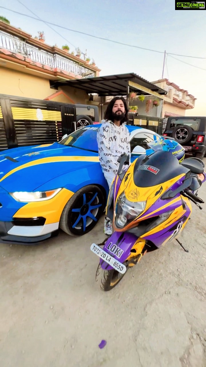 Anurag Dobhal Instagram - ❤️🚀 . . . #theuk07rider #influencer #shotoniphone #superbikes #modified #youtuber #iphone #14promax #echo #reelkarofeelkaro #reelitfeelit #reelsinstagram #newsuperbike #hayabusa #delivery #meetup #bhopal #bmw #bmw1250gsa #gsadventure #gsa #northsikkim #4M #mustanggt #mustang #ford #supercars