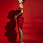 Anushka Sen Instagram - I don’t care, I paint the town red ❤️‍🔥 . Makeup @makeupbysalonij Hair @pinkyroy9467 Wearing @lavishalice 📸 @miteshsphotography Heels @stevemaddenindia