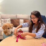 Anushka Sen Instagram - Happy Birthday to you Cindra!! I’m so blessed to have you, my lil angel. You are the biggest example of unconditional love. I am so grateful to have you my lil baby sis, you make everything so special and just even your adorable presence makes my heart happy. I love you so much. 🥹🐶🧿🤗