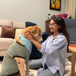 Anushka Sen Instagram - Happy Birthday to you Cindra!! I’m so blessed to have you, my lil angel. You are the biggest example of unconditional love. I am so grateful to have you my lil baby sis, you make everything so special and just even your adorable presence makes my heart happy. I love you so much. 🥹🐶🧿🤗