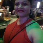 Anuya Bhagvath Instagram – Halloween night! #anuya #actor #live #life #fun #happy #party #red #smile #dulqersalman #vijay #tammanah #curlyhair #halloween #love Cult Magarpatta