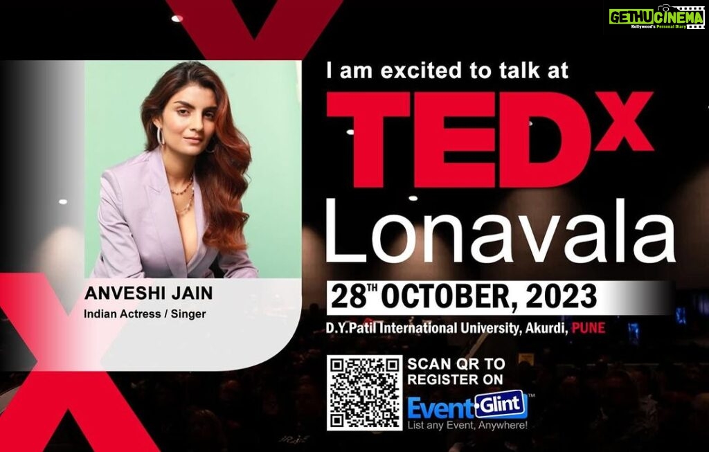 Anveshi Jain Instagram - I was fortunate to be among the most intelligent ones , you were Wonderful IIT Kanpur ! & Here comes the Next thing I always look forward to , meeting people from all fields & colleges and when it’s TEDx , it tops the list for me !! TEDx Lonavala it is , this time guys ! I am beyond excited to be a part of this ! The topic that I am picking this time is so 😮😉!!Grab your tickets before they run out !!! See you D.Y Patil University on 28th ! I have heard so much about you guys !!! #tedx #tedtalk #ted #dypatil #iitkanpur Mumbai, Maharashtra