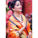 Apurva Nemlekar Instagram - . नवरात्री व घटस्थापनेच्या हार्दिक शुभेच्छा. Day 1 - Orange . #apurvanemlekar #orange #navratri #navratri2023