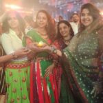 Archana Instagram - #jaimatadi thank you @parthivgohil9 @manasi_parekh 💯💫🙏💃🏻💃🏻💃🏻💃🏻 Even though dint get the math of 3steps forward 2backward one twirl … but DANCE makes the sole to soul happy for sure & to share these magical moments with our gang of over enthu friends who were full fire crackers in the fooor …. THESE GARBA scenes d only going to get bigger and grander … start training to join in Hahahahah LAST SLIDE IS BABA FALOODA by far one of the best I have had & the pista one is less sweet so it was rocking Nesco IT Park - Goregaon E