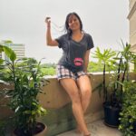 Archana Gupta Instagram - Finally got the chance to drench in the Rain 🌧️ By the way it’s a view from our new Home 🏡 ❤️ . . . . . . . #rain #love #saturday #happiness #photos #randomclick #happymode #nomakeupneeded #nofilter #bereal Mumbai, Maharashtra