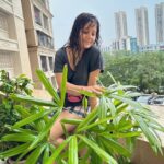 Archana Gupta Instagram - Finally got the chance to drench in the Rain 🌧️ By the way it’s a view from our new Home 🏡 ❤️ . . . . . . . #rain #love #saturday #happiness #photos #randomclick #happymode #nomakeupneeded #nofilter #bereal Mumbai, Maharashtra