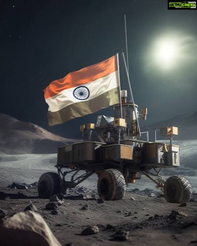 Archana Gupta Instagram - Congratulations to all the proud Indians 🇮🇳🪷 . . . . . . #isro #proudmoment #chandrayaan3 #moon #space #nasa #india #salute #jaihind #chandpartiranga Moon