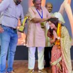 Archana Gupta Instagram - After receiving Brij Ratan Award last year and now second Prestigious award at my birthplace “Agra” for my journey in Film Industry is a remarkable and special achievement for me. This recognition is a reminder that hard work, passion and persistence pay off. It’s a highlight the appreciation and support of the community where I began my journey. @surajtiwari_glamourlive I really appreciate you and your team’s initiative and effort to start a Global Taj International Film Festival in Agra. @gtiffindia . Wishing you and your team many more success in your journey. Thank you everyone for your Love and Support 🙏🏻 ❤️ . . . . . . . . #awardwinning #actorslife #filmfestival #indianactress #southindianactress archannaguptaa #bollywoodactress #filmindustry #hindicinema #grateful #happy #love #blessedlife #gtiff JP Auditorium, Khandari Campus, Dr B R A University, Agra
