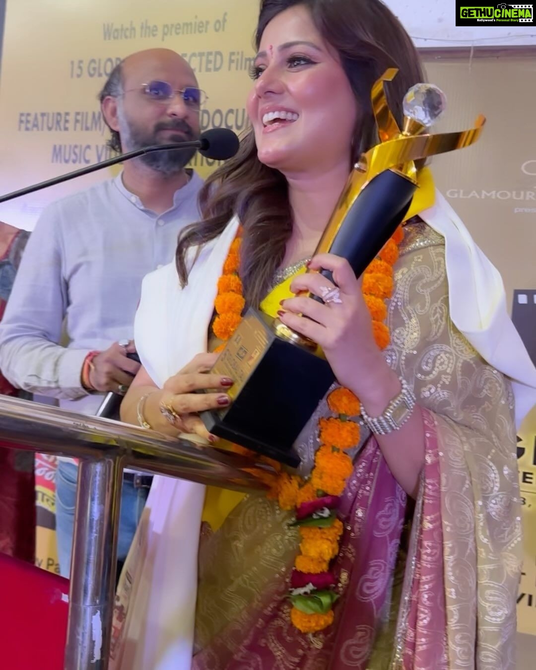 Archana Gupta Instagram - After receiving Brij Ratan Award last year and now second Prestigious award at my birthplace “Agra” for my journey in Film Industry is a remarkable and special achievement for me. This recognition is a reminder that hard work, passion and persistence pay off. It’s a highlight the appreciation and support of the community where I began my journey. @surajtiwari_glamourlive I really appreciate you and your team’s initiative and effort to start a Global Taj International Film Festival in Agra. @gtiffindia . Wishing you and your team many more success in your journey. Thank you everyone for your Love and Support 🙏🏻 ❤️ . . . . . . . . #awardwinning #actorslife #filmfestival #indianactress #southindianactress archannaguptaa #bollywoodactress #filmindustry #hindicinema #grateful #happy #love #blessedlife #gtiff JP Auditorium, Khandari Campus, Dr B R A University, Agra