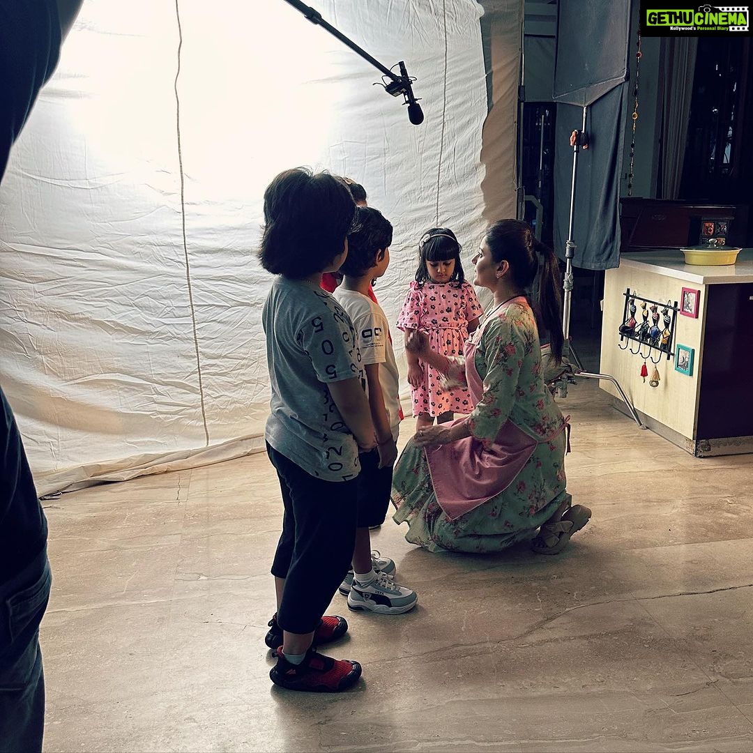 Archana Gupta Instagram - Love being on sets 💖 . . . . . . #actresslife #tvcommercial #shootmode #onset #acting #performance #character #archannaguptaa #model #actor #lightcameraaction #instadaily Mumbai, Maharashtra