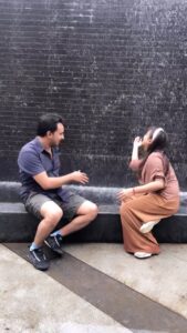 Archana Prajapati Instagram - Moments of Fun 🤩 Together ❤️💐🤗 #love #tumhebarishpasandhai #like #couplegoals #video @directorshadab8 @archanaprajapatiofficial #trendingreels #trandingsong