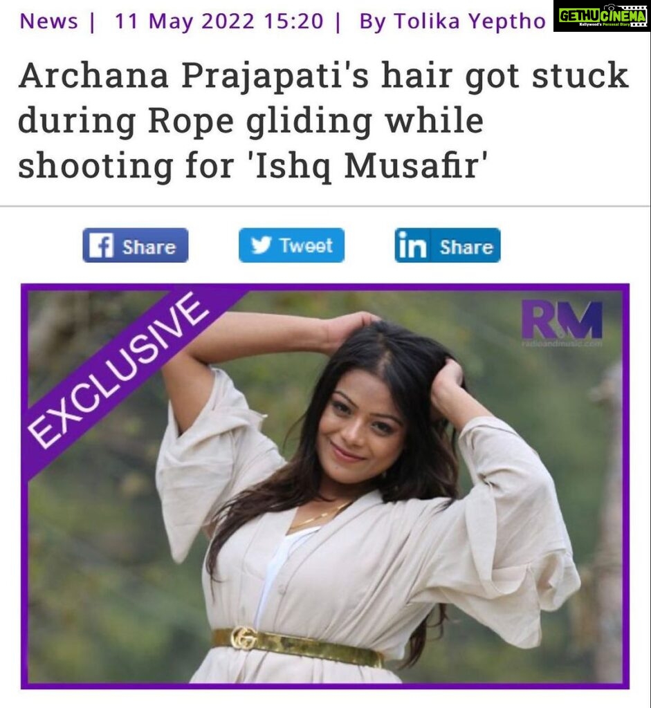 Archana Prajapati Instagram - @radioandmusic_india thank u so much❤️❤️❤️😍😍💐💐🙏🙏🔥🔥🙌👏😘🥰 @maf_media @radioandmusic_india https://www.radioandmusic.com/entertainment/editorial/news/220511-archana-prajapatis-hair-got-stuck-during #ishqmusafir stole our hearts in an instant and still continues to do so. crossed 2 Million + views and counting more... #ishqmusafir is streaming on every music platform & watch the video song on our youtube channel link in the bio. @spotifyindia @wynkmusic @resso_in @gaana @jiosaavn @amazonprimemusicin @youtubemusic @applemusic @hungamamusic Sung by @shahidmallya Featuring @archanaprajapatiofficial & @imaltamass #tuneinnow @eleganteyemusic @ajayjain2312 Producer : @israrmangalore & @directorshadab8 Singer : @shahidmallya Music Director & Lyricst: @asharaniskhan Director : @directorshadab8 Lead Actor : @imaltamass Lead Actress : @archanaprajapatiofficial Concept, Story & Dialogues: @arafatmehmoodofficial DOP & Editor : @rkrohankapri Casting & Project Design: @castingnoor Hair & Makeup : @riyachandra05 Video Production House : @beffindia PR :- @ezilonmediapr @radioandmusic_india @maf_media ❤️❤️❤️😍😍😍 #newpost #melody #ElegantEyeMusic #ShahidMallya #EzilonMediaPR