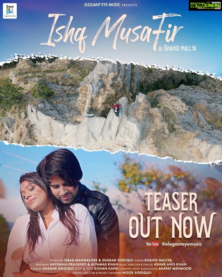 Archana Prajapati Instagram - Would you like to see a glimpse of the lovely journey of Ishq Musafir? Check The Teaser of #ishqmusafir Out Now on our YouTube channel link in Bio Please:- (comment,like,share an subscribe - elegant eye music on YouTube chennal . #elegantemusics @eleganteyemusic ..... friends ) ❤️❤️❤️ #instadaily #instafamily #instafriends Sung by @shahidmallya Featuring @archanaprajapatiofficial & @imaltamass #Releasingsoon #Staytuned @eleganteyemusic @ajayjain2312 Producer : @israrmangalore & @directorshadab8 Singer : @shahidmallya Music Director & Lyricst: @asharaniskhan Director : @directorshadab8 Lead Actor : @imaltamass Lead Actress : @archanaprajapatiofficial Concept, Story & Dialogues: @arafatmehmoodofficial DOP & Editor : @rkrohankapri Casting & Project Design: @castingnoor Hair & Makeup : @riyachandra05 Video Production House : @beffindia Publicist :- @ezilonmediapr Artist Manager:- @iamsaurabhbavaliya #newsong #Releasingsoon #RomanticSong #UttarakhandTourism #ShahidMallya #ElegantEyeMusic