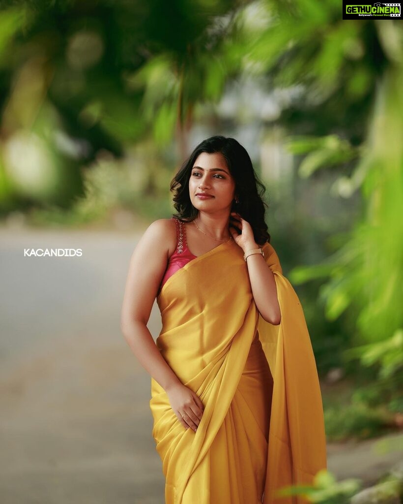 Archana Ravichandran Instagram - Channeling my inner wisdom with a touch of charm 💫🧠😊 . . . PC : @kacandids Outfit : @zol_studio Makeup : @keerthana_makeup_and_hair Hair : @mmamakeupartistry