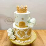 Archana Ravichandran Instagram - Thank you so much @platestory.in for baking us this delicious customised cake in such a short notice to make #ArchanaRavichandran happy on her special day❤ Thank you so much @charan_pt03 for coordinating❤ Do consider @platestory.in for your special events and occasions❤ #birthdaycake #customisedcakes #bb7tamil #biggbossseason7tamil #vijaytelevision