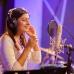Archana Ravichandran Instagram - Stepping into uncharted territory, embracing the thrill of the new. 🌟🎶 #newbiesinger #sidehustle PC : @rootzstudios Studio : @lemusicstudio Thank you @balaji_thiyagaraajan_dayalan @viwin_frencies Le Music Studio