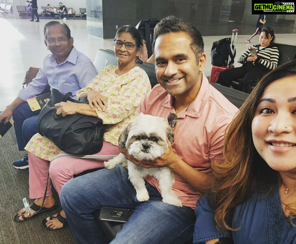 Archana Suseelan Instagram - See you again soon, Amma and Acha 🤗 . We gonna miss you ! San Francisco International Airport (SFO)