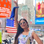 Archita Sahu Instagram - Hey newyork ! You are being missed this side 😍 #newyork #usa #archita #throwback #saturday #vibes New York Times Square