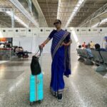 Archita Sahu Instagram - How would u rate my airport look ?? Out of 10??? #ootd #airportlook #look #saree #mysareemypride #sareelove #sareefashion #sareelovers