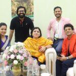 Archita Sahu Instagram - The proud ambassadors of Odisha Millet Mission 🙏 honoured to stand with @vikaskhannagroup @rickykej to support odisha Millet programs along with @jitendra_films @poonamkaulalways18 ! A great and successful initiative of Government of Odisha! Definitely a praiseworthy mission by honourable chief minister of Odisha @naveen_odisha to support the farmers! Odisha agriculture department has made it possible and thanks to @arvindpadhee Sir & entire team for all the endless effort! #odishamilletsmission #odisha