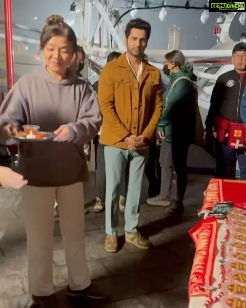 Arjan Bajwa Instagram - Diwali Celebration on shoot in Taiwan… it was a rainy Diwali at Keelung Port,the shoot location and last day of filming … had everyone in the Taiwanese unit do the aarti and take blessings … . . . . . . #happydiwali #diwali2023 #blessed #celebration #indian #festival #shootlife #actorslife #arjanbajwa #bollywood #entertainment #show #mensfashion #instagood #instadaily #reelsinstagram #reelsindia #viral #mood #trendingreels Keelung Port, Taiwan.