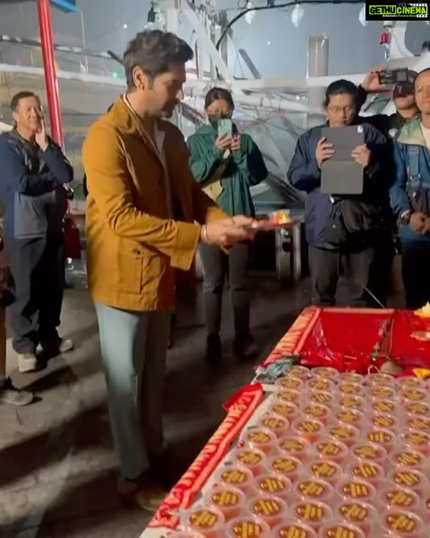 Arjan Bajwa Instagram - Diwali Celebration on shoot in Taiwan… it was a rainy Diwali at Keelung Port,the shoot location and last day of filming … had everyone in the Taiwanese unit do the aarti and take blessings … . . . . . . #happydiwali #diwali2023 #blessed #celebration #indian #festival #shootlife #actorslife #arjanbajwa #bollywood #entertainment #show #mensfashion #instagood #instadaily #reelsinstagram #reelsindia #viral #mood #trendingreels Keelung Port, Taiwan.