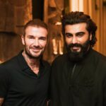 Arjun Kapoor Instagram - A night to remember… To meet someone u have admired from afar for so many years & to be able to talk face to face with him about his new life in Miami, football, India, travel, his kids, philanthropy & everything else I could squeeze into a 15 minute dinner table chat. Grateful to have met @davidbeckham & completely in awe of his genuine sincerity towards spending time with all of us & being kind enough to allow every fan boy/girl in that room to feel elated to get a picture & time with him… Thank You @sonamkapoor & @anandahuja for fulfilling this childhood dream of mine !!! #whatanight #legend #beckham