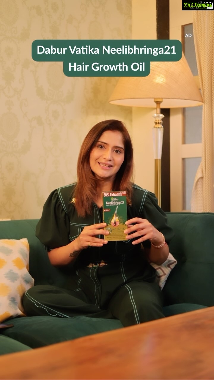 Arti Singh Instagram - If you’re dealing with hair issues, maybe it’s time to explore Ayurvedic remedies! *The Dabur Vatika Neelibhringa21 Hair Growth Oil* is an effective choice for those combatting hair loss. It’s enriched with 14 powerful herbs, promising visible hair growth results in just two months! You can get it from Amazon- https://amzn.eu/d/hldCbas Give it a try and let me know your thoughts! #AD #DaburVatika #Vatika #Neelibhringha21 #ayurvedichaircare #hairgrowthoil #hairgrowthtips #Newhairgrowthin2months #Newhairgrowth #hairfallsolution #DaburVatikaNeelibhringa21