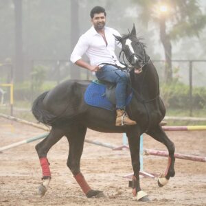 Arun Vijay Instagram - #THROWBACK!! No hour of life is wasted that is spent on the saddle...❤️ #WarHorse #lovehorses #LuvAV