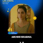 Arushi Sharma Instagram – Whattttttt!!!!All India number 1️⃣. Can’t believe that this has happened!!! Thank you from the bottom of my heart to EVERYONE who has loved me and Jyotsna. Sending a big virtual hug 🤗 thank you @imdb_in. This is super special ⭐️