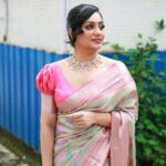 Arya Instagram - When you discover your self worth, you will lose interest in anyone who doesn’t see it … 😇 SAREE @kanchivaram.in MUA @shoshank_makeup Styling @sabarinathk_ Pc @pranavraaaj #makeup #dressup #saree #sareelovers #traditions #drape #work #lovemyjob