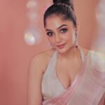 Arya Instagram - I love it … I draped it … Saree @kanchivaram.in MUA @shoshank_makeup Styling @sabarinathk_ Draping @draping_damini Jewelry @goodwillcollectionskerala Photography @plan.b.actions @jibinartist Asst @dayonphotos Art @silvester_attractte Studio @maxxocreative #trendingnow #saree #sareelovers #drape #silk #tissue #fashion #makeup #aryabadai #pastel #happiness #kanchivaram