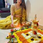 Ashrita Shetty Instagram - Radiating positivity this Diwali ✨🪔 Happy Diwali to everyone 💥