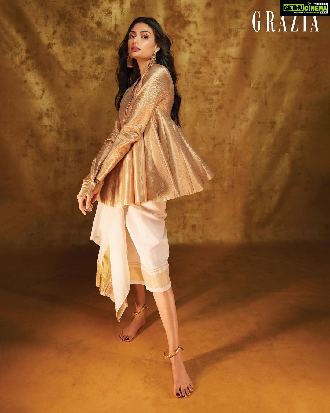 Athiya Shetty Instagram - for @graziaindia 🤎