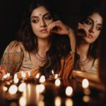 Athmiya Instagram - Light up 🪔 📸 @sameeh_photography HMU @_sapnas_makeover Costume design @hoorlyn_design_studio Styling @m_uhammed_sap Location @ekanthaala Accessories @parakkat_jewels