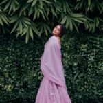 Athmiya Instagram - 💜 📸 @shajeel_kabeer 🎨 @vivekrb_ Costume n styling @zohibzayi Hair n makeup @glam__station_ Location @nadhiyoram Nadhiyoram River Retreat