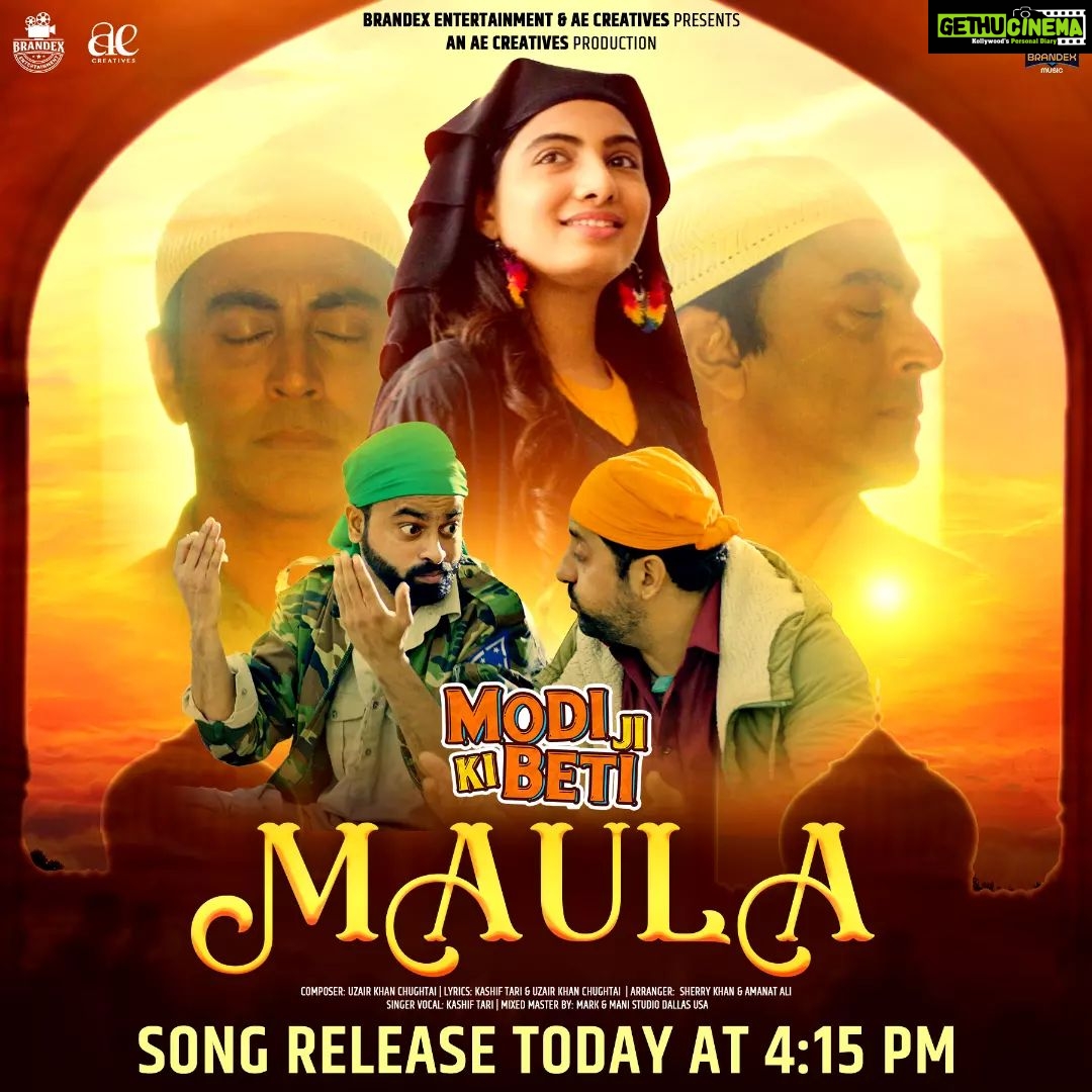 Avani Modi Instagram - The tune of #Maula is here to make you feel the Love between Two Country 😍 Song Out Today At 2 PM. #modijikibeti releasing in theatre on 14 October. @avanimodiofficial @pitobash @tarunkhanna23.tk @vikramkochhar @mjkbfilm @brandexmusic @eddy_p_singh @arpitmgarg @sahilmalik3091 #avanimodi #pitobash #vikramkochhar #tarunkhanna #modijikibeti #modi #modiji #viral #trending #reels #reelkarofeelkaro #reelitfeelit #reelsinstagram #viralreels