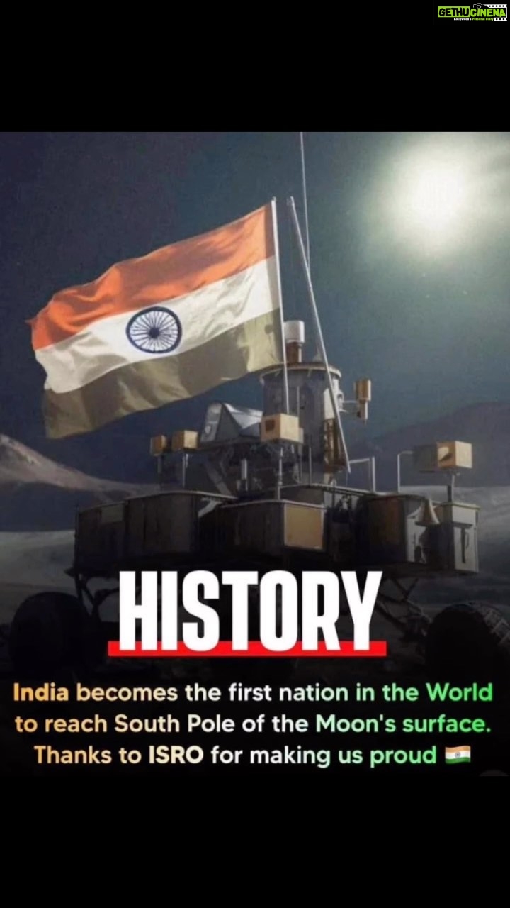 Avani Modi Instagram - So proud of you #INDIA 🇮🇳 we made it @narendramodi @isro.in @isro_ksivan #chandrayan3 #missionmoon #India
