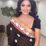 Avanthika Mohan Instagram - I simply love the woman I’m becoming! it gives me chills She knows her worth, she got great boundaries,she is motivated and ready to make it all happen. 🖤 Dolled up for Kalolsavam MUA @ashtamudiwellness Costume @blaze__designs #reelsinstagram #reelitfeelit #saree #reelsvideo #explore #reelkarofeelkaro #tiktok #reelsindia #transitionreels