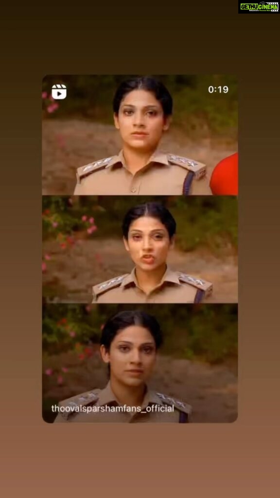 Avanthika Mohan Instagram - DAMN! I LIVED IN THE SKIN OF MY CHARACTER. I can never forget her, no matter what, this character will always be my favourite one! She gave me everything that I could only dream of,I miss playing Shreya Nandhini.I remember the Last day I wore this uniform performed and while removing it I broke down so badly,very attached to this character,The reason cause I wanted to be an IPS officer ..Hell yes! and ended up being an reel one well I thank God for giving me this wonderful opportunity ❤️ I thank the audiences,you guys are the best,received bunches of letters voice clips. I love you guys to the moon and back. I adore my fans it’s because of them I’m here. Tadaaa I’m coming soon with an exciting news❤️ #godisgreat #grateful #thoovalsparsham #shreyanandhiniips #instagram #ips #appreciation #actorslife