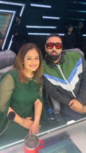 Ayesha Jhulka Instagram - Not so Bad Boy @badboyshah 😉 #indiagottalent Stylist - @bobbyk_india H&M - @samina_makeupmagic_04 @shparveen347
