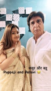 Ayesha Jhulka Instagram - Father-in-law (puppaji) - The most appreciated person in our Happy Family *conditions apply. @primevideoin @rajbabbarmp #happyfamily #conditionsapply #father #fatherinlaw #family #papa #daughter #fatherdaughter #web #series #show #amazonprime #instagood #instagram #feelitreelit #reelitfeelit #instamood #friday #release #fridayfeeling #perfect #equation #primevideo