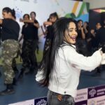 Ayli Ghiya Instagram - Never stop doing what makes you happy… So I infiltrated the dance flash mob and became one of them❤️ #flashmobs #highlightsoftheweek