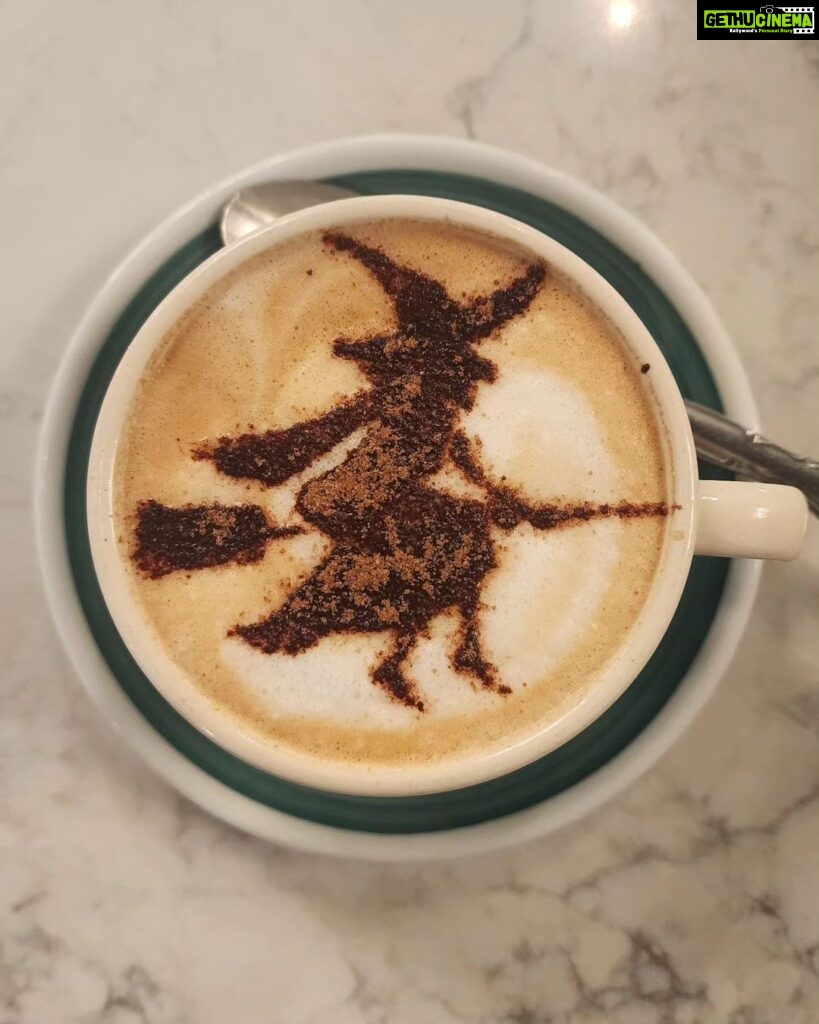 Bhagyashree Instagram - Bewitched ! Halloween Cuppa Coffee! #coffeeandme #coffeetime #halloween #coffeestory