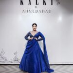 Bhakti Kubavat Instagram - #kalki 💙 Inframe : @bhaktikubavat Outfit : @kalkifashion Deaigned by: @therealrohitsinghrajput Make up : @jasmine_beauty_care @richa_dave Captured by : @hd.creation.pictures @cinematicbyharsh @_its_bunny.___ #KALKI #bhakti #bhaktikubavat #hdcreationphotography Ahmedabad, India