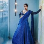 Bhakti Kubavat Instagram - #kalki 💙 Inframe : @bhaktikubavat Outfit : @kalkifashion Deaigned by: @therealrohitsinghrajput Make up : @jasmine_beauty_care @richa_dave Captured by : @hd.creation.pictures @cinematicbyharsh @_its_bunny.___ #KALKI #bhakti #bhaktikubavat #hdcreationphotography Ahmedabad, India